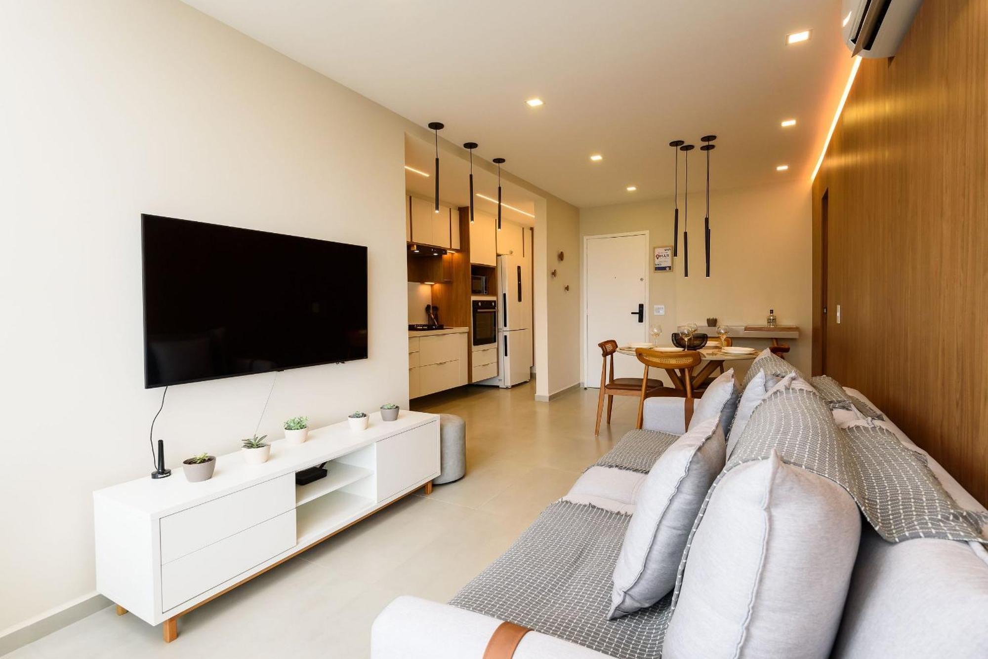 Estudio C/ Area De Lazer Na Barra | Mh 70/1106 Apartment